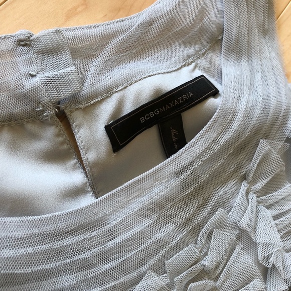BCBGMAXAZRIA Gorgeous Dress Gray Size 0 - Picture 2 of 6
